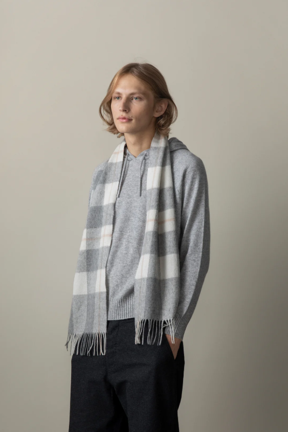 【直播】Kiltane LL110312 Contemporary Check 100% Lambswool 圍巾