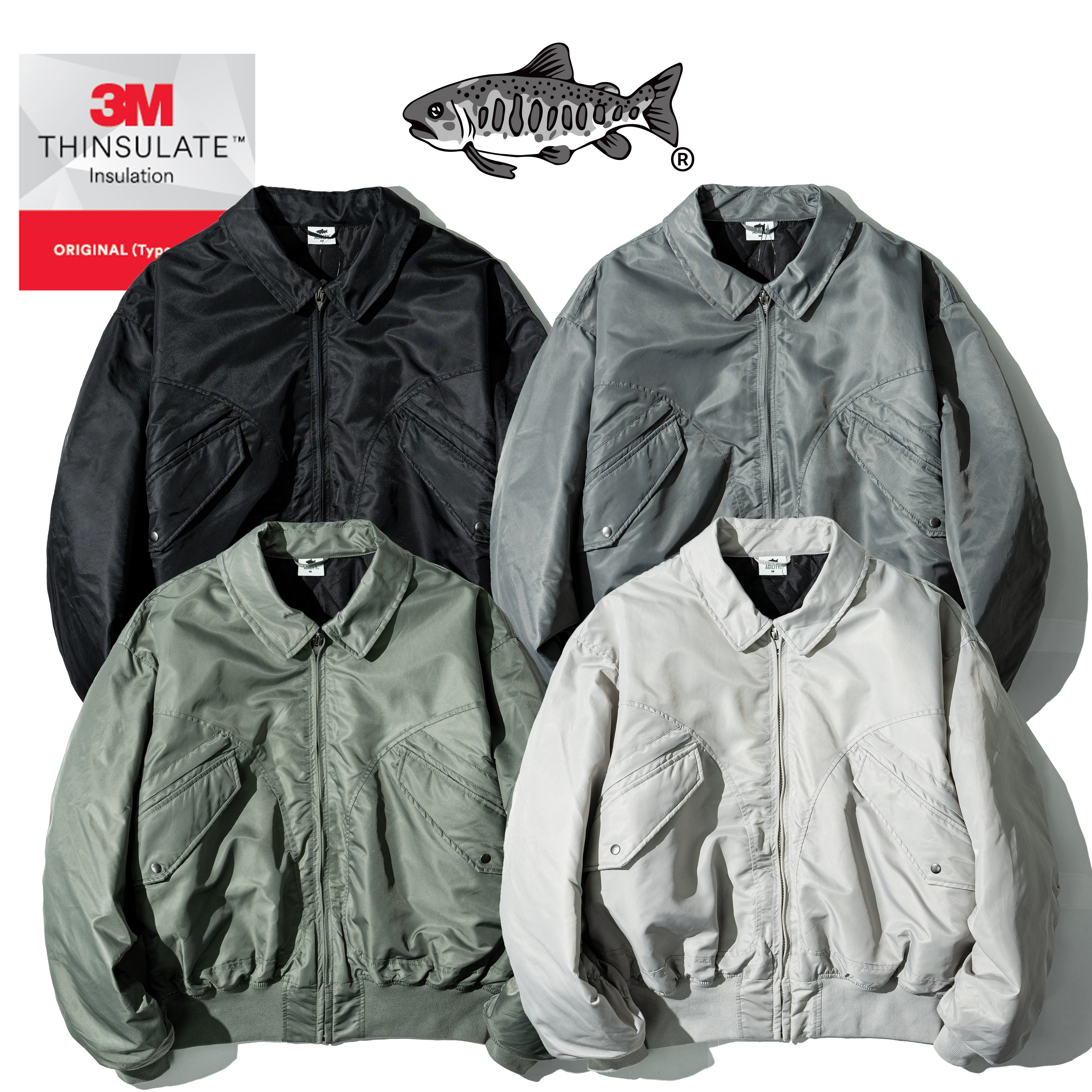 AGILITY 3M Thinsulate™ Flight Jacket 短版 飛行外套 [CWU-45S]