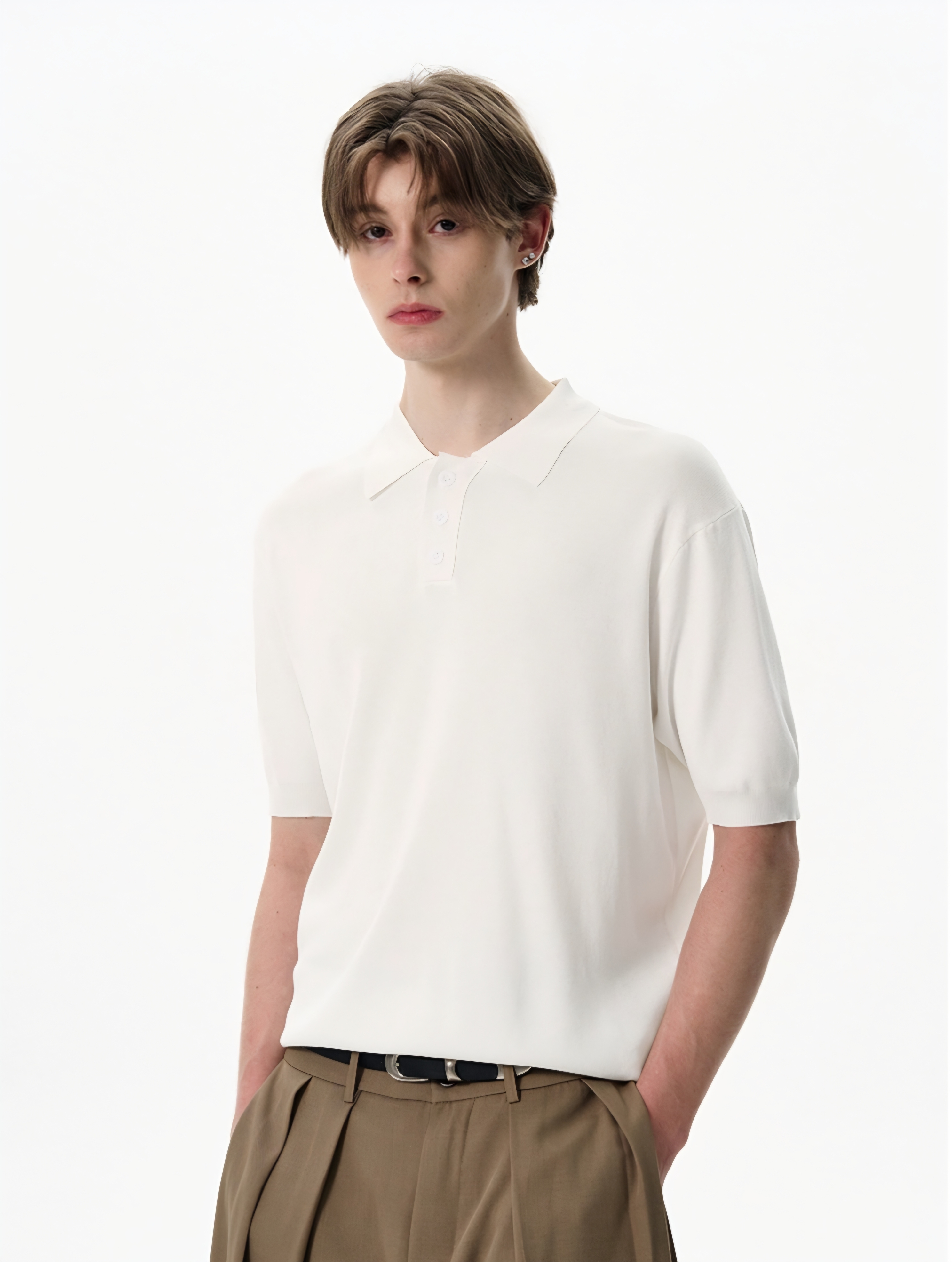 044. Knitted Polo Shirt