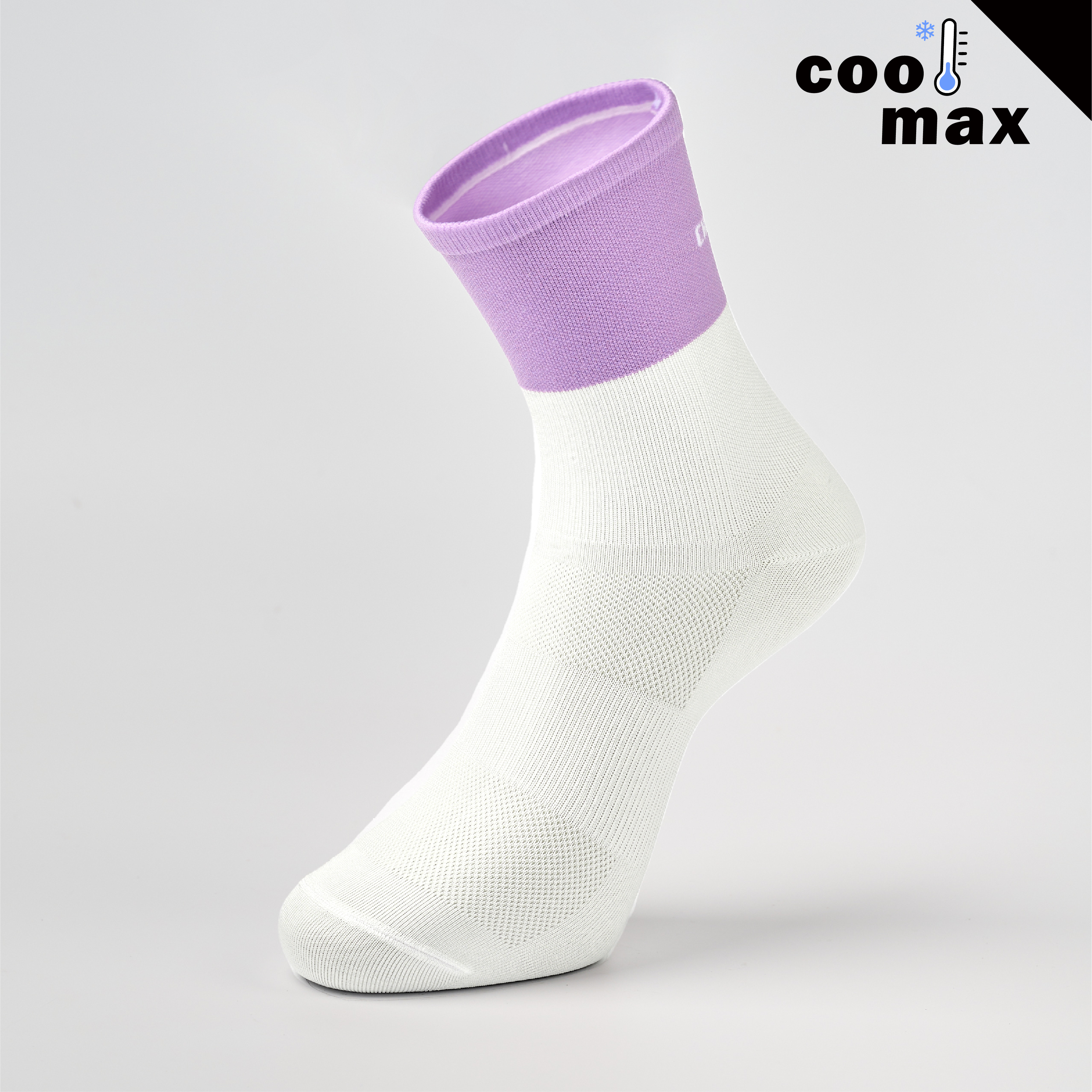 Deuce 機能自行車襪〈淺紫〉