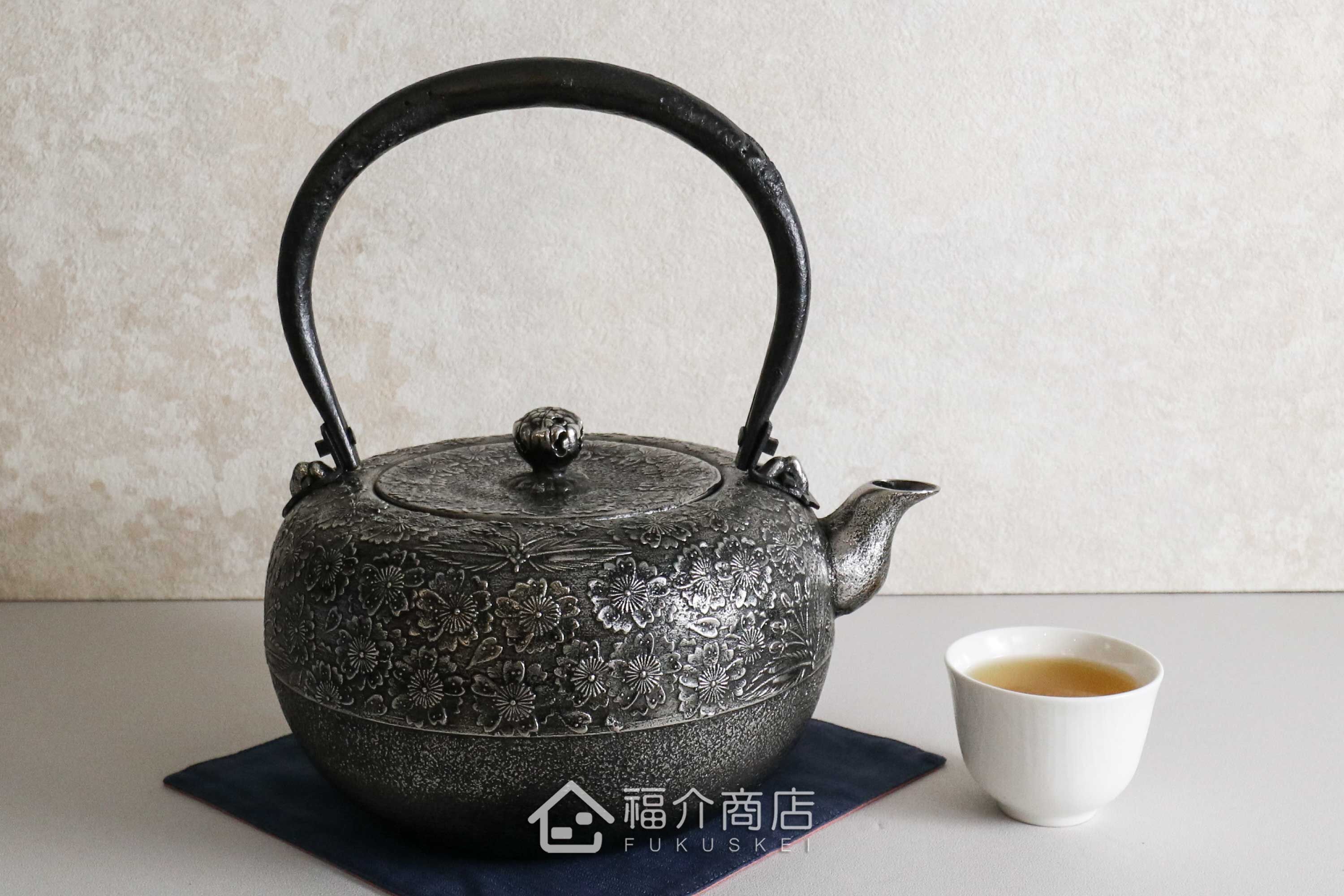 砂鐵材質的煮水泡茶鐵壺