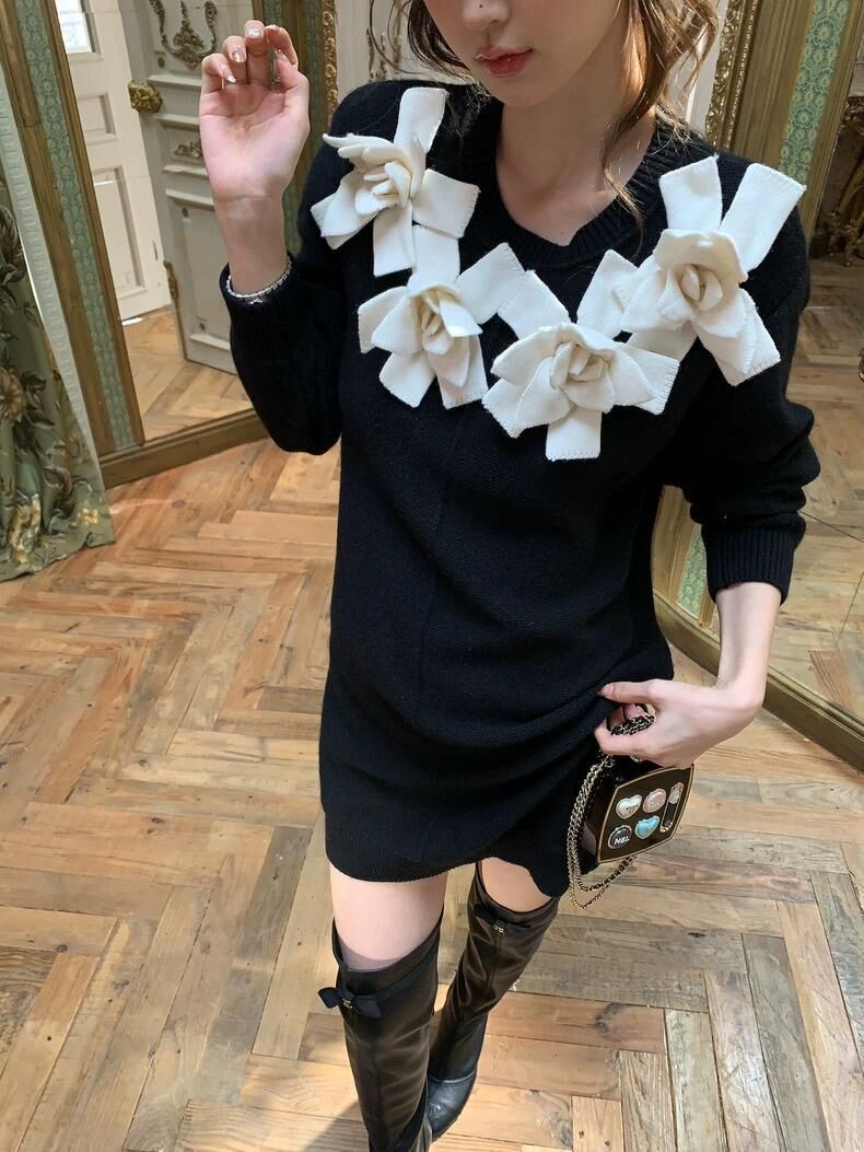 設計師家80%羊毛成分手工訂製長版毛衣