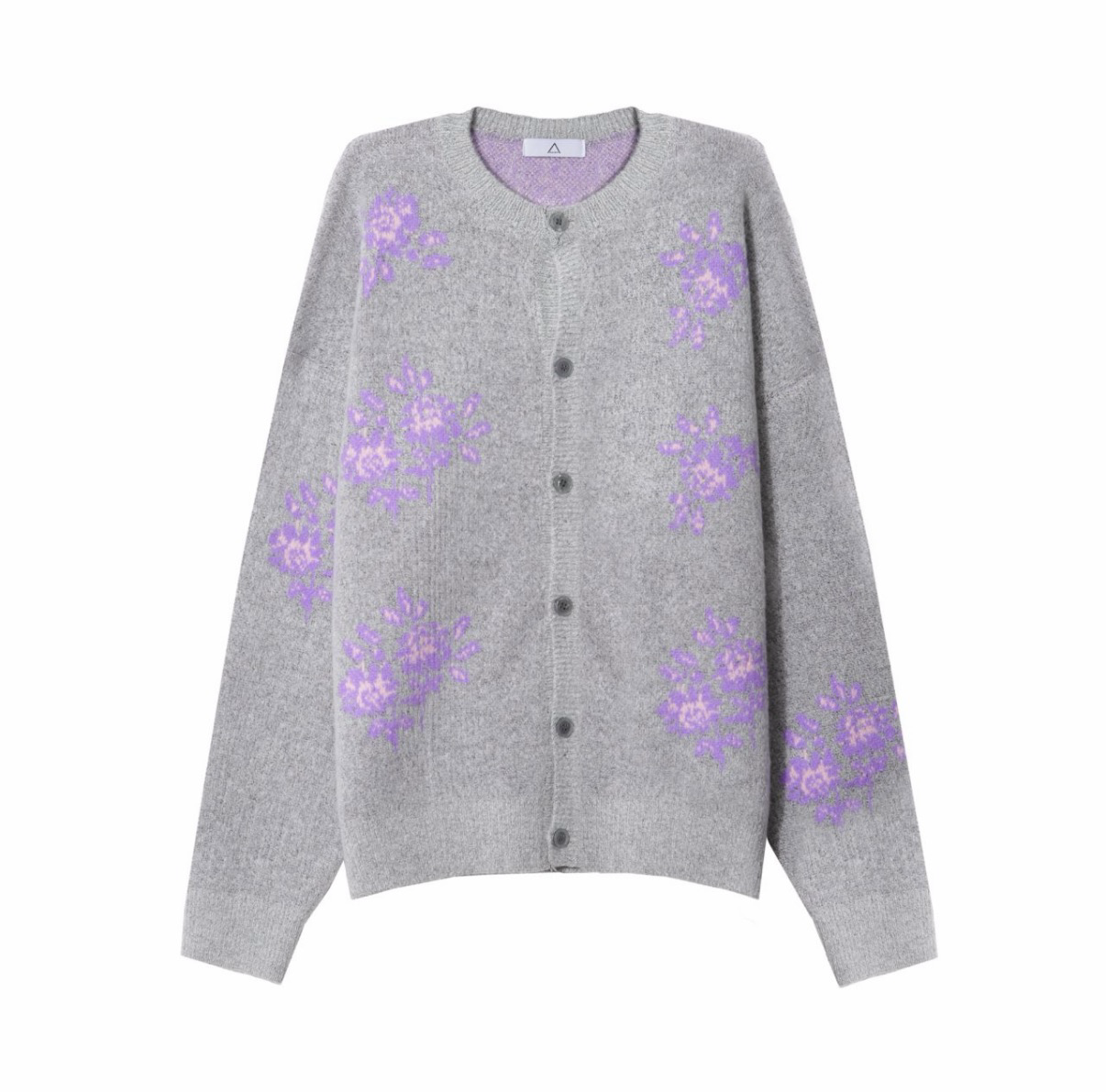 Unisex 花花針織冷衫外套 兩色入