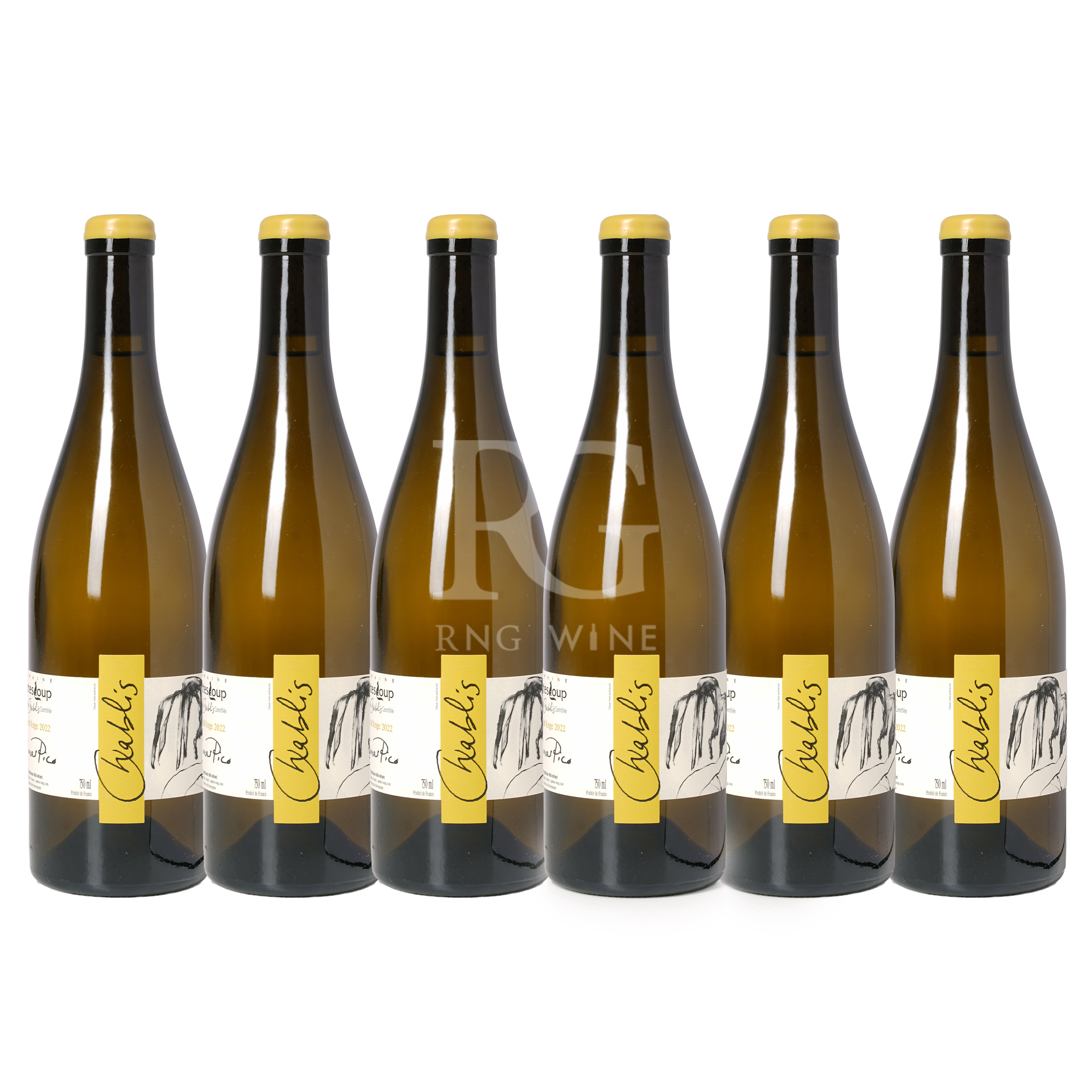 Pattes Loup Chablis Vent d'Ange Mise Tardive 2022 - 6 Bottle Pack