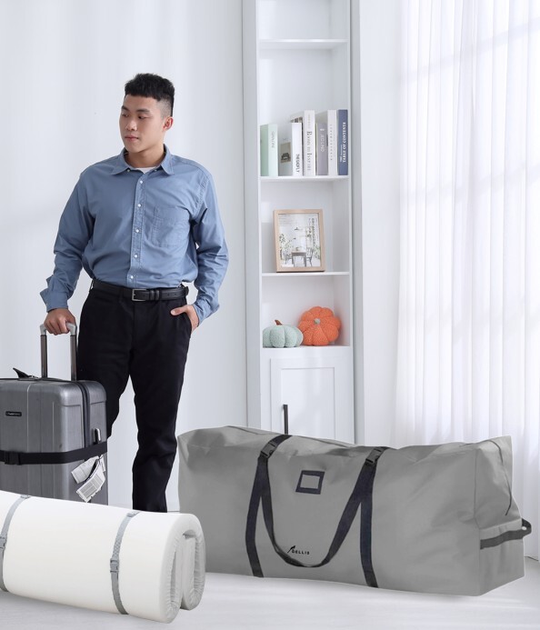 工裝防水收納袋(大) 190X43X33cm 床墊提袋收納袋 棉被提袋收納袋 衣服收納袋 搬家好物