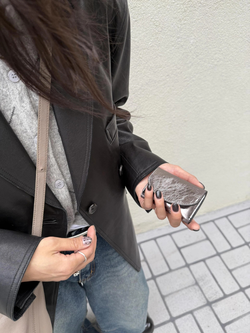 【 4/19收單 】｜Bucks & Leather Compact Wallet 水洗牛皮迷你錢包