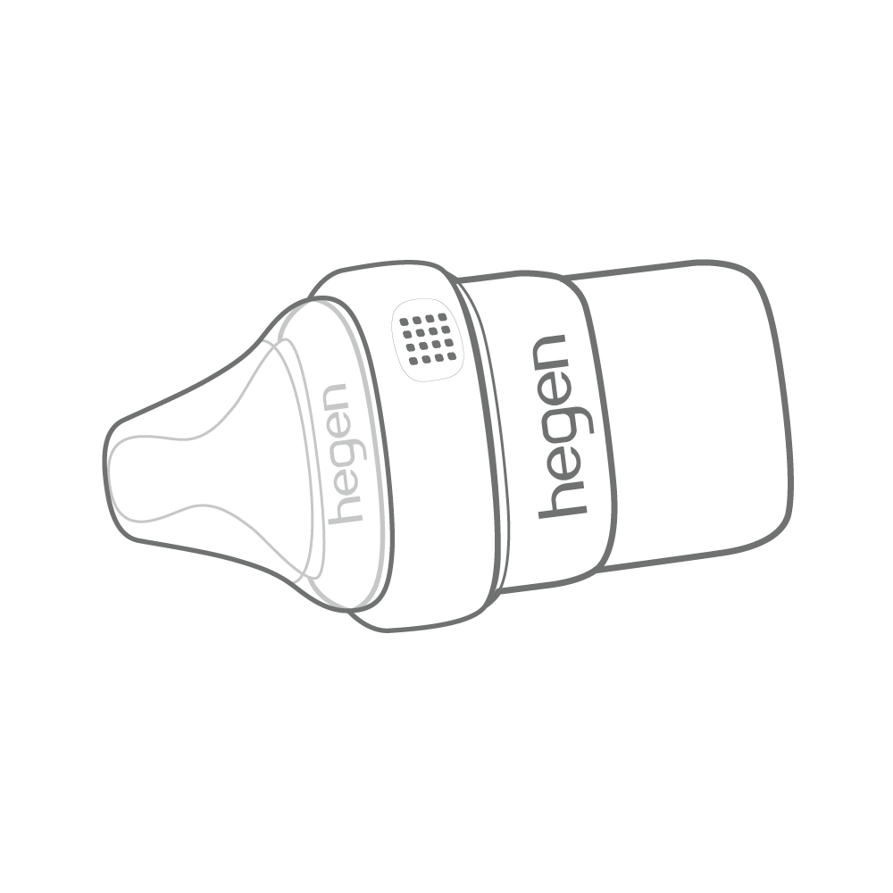 方圓型奶瓶防滾動示意