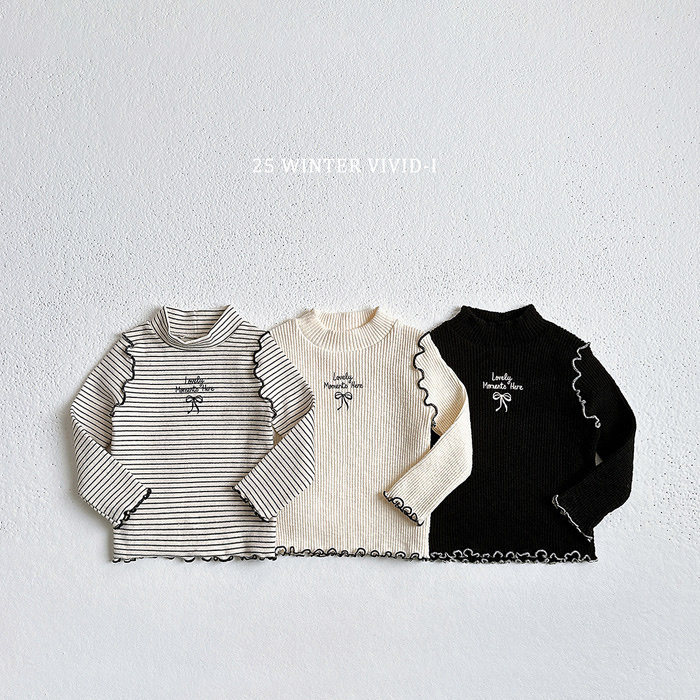 Vivid-I Winter Love Golf Turtleneck Tee