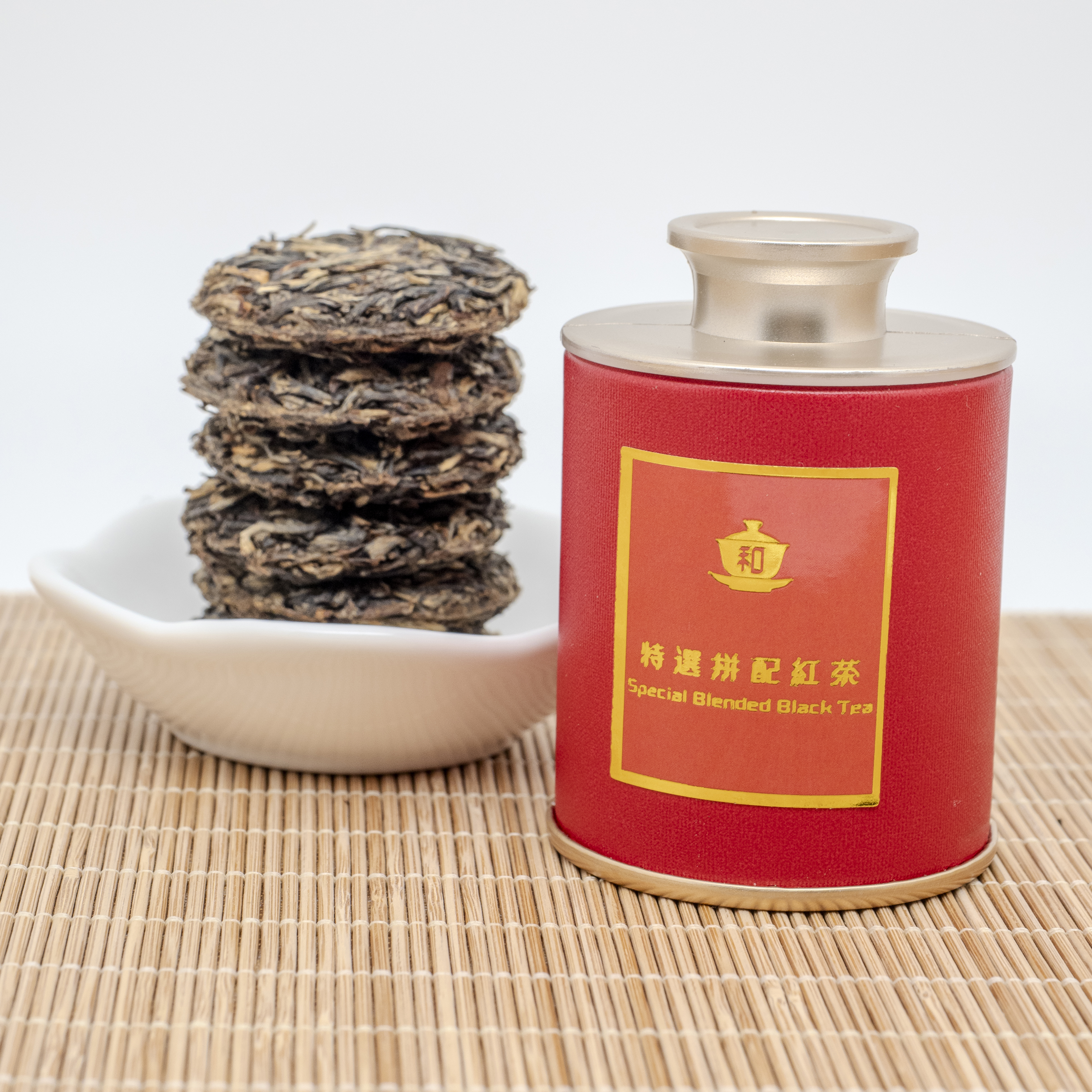 特選拼配紅茶 迷你茶餅罐