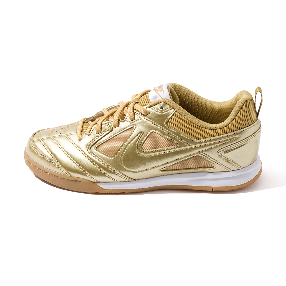 Nike Gato LV8 大童 液態金色 百搭 透氣 金屬 膠底 復古 足球鞋 休閒鞋 II7084-700