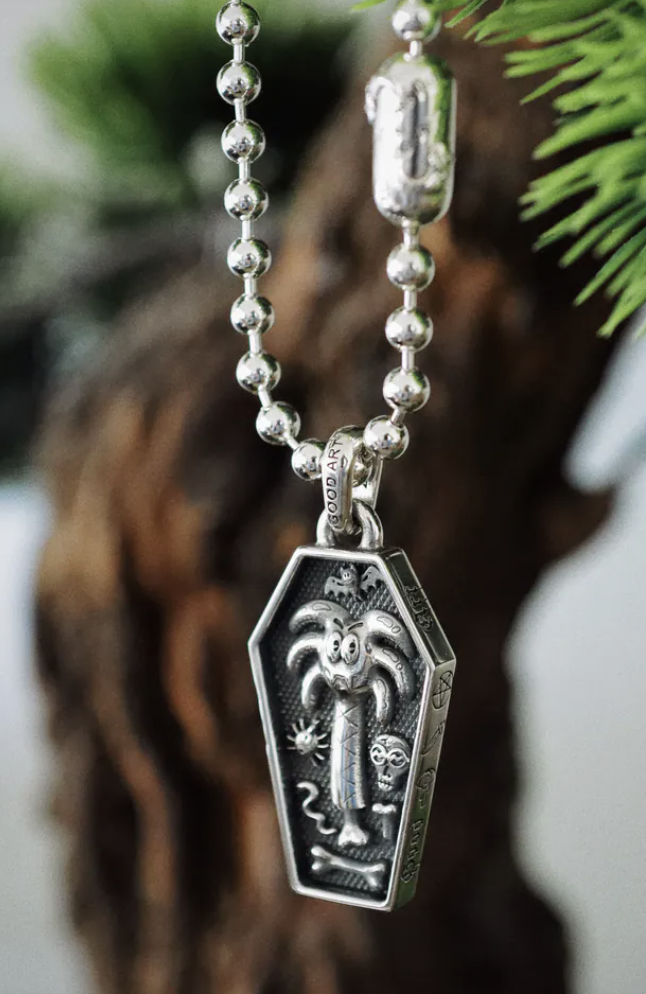 STEVEN HARRINGTON X GOOD ART Lulu Coffin Pendant