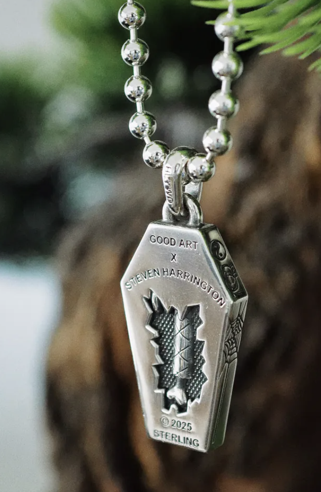 STEVEN HARRINGTON X GOOD ART Lulu Coffin Pendant
