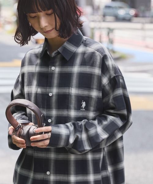 日本 U.S. POLO ASSN. One Point Logo L/S Shirt [sh827]