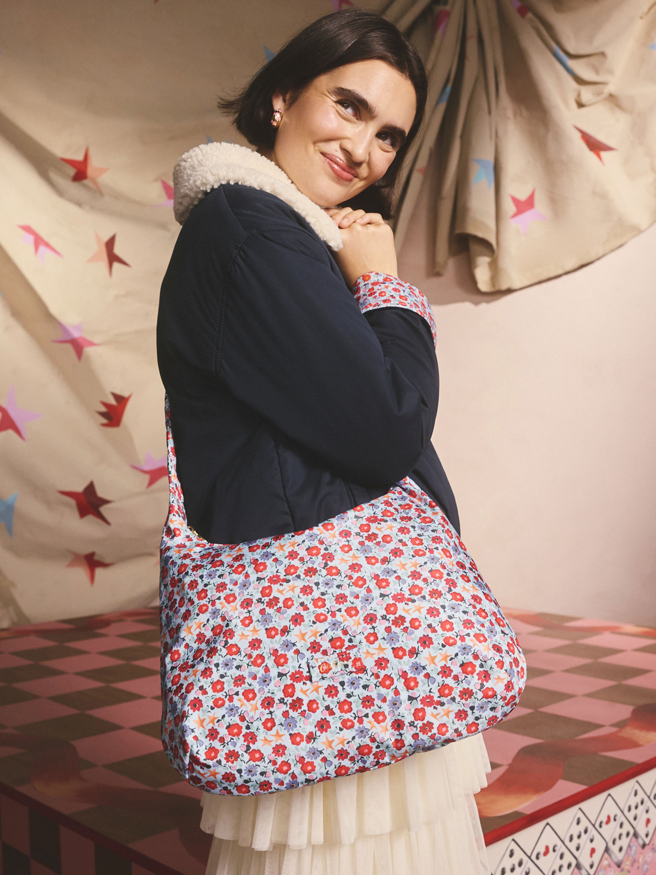 Folding Star Ditsy 中型斜背單肩包