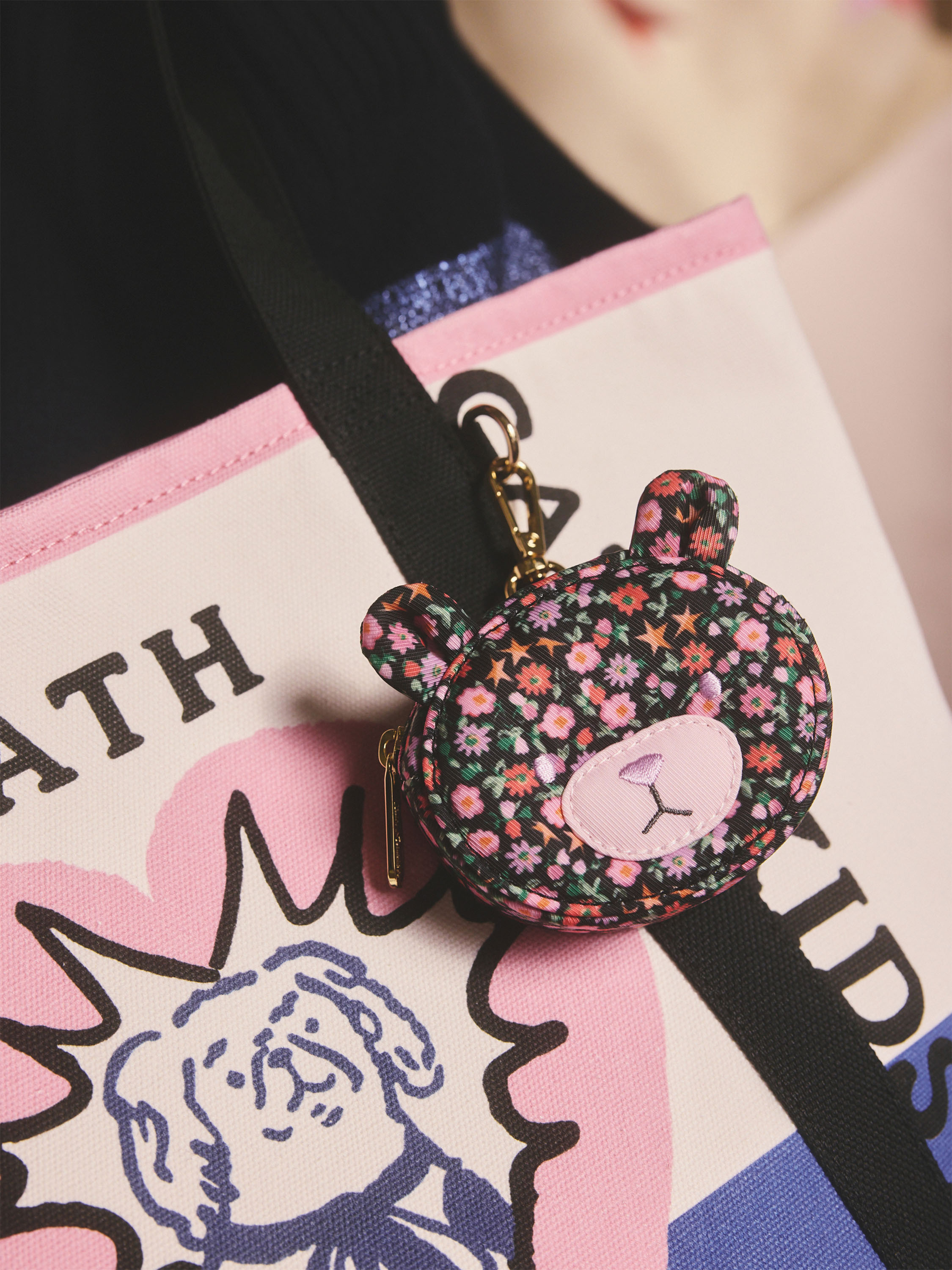 Folding Star Ditsy 兒童小熊造型零錢包