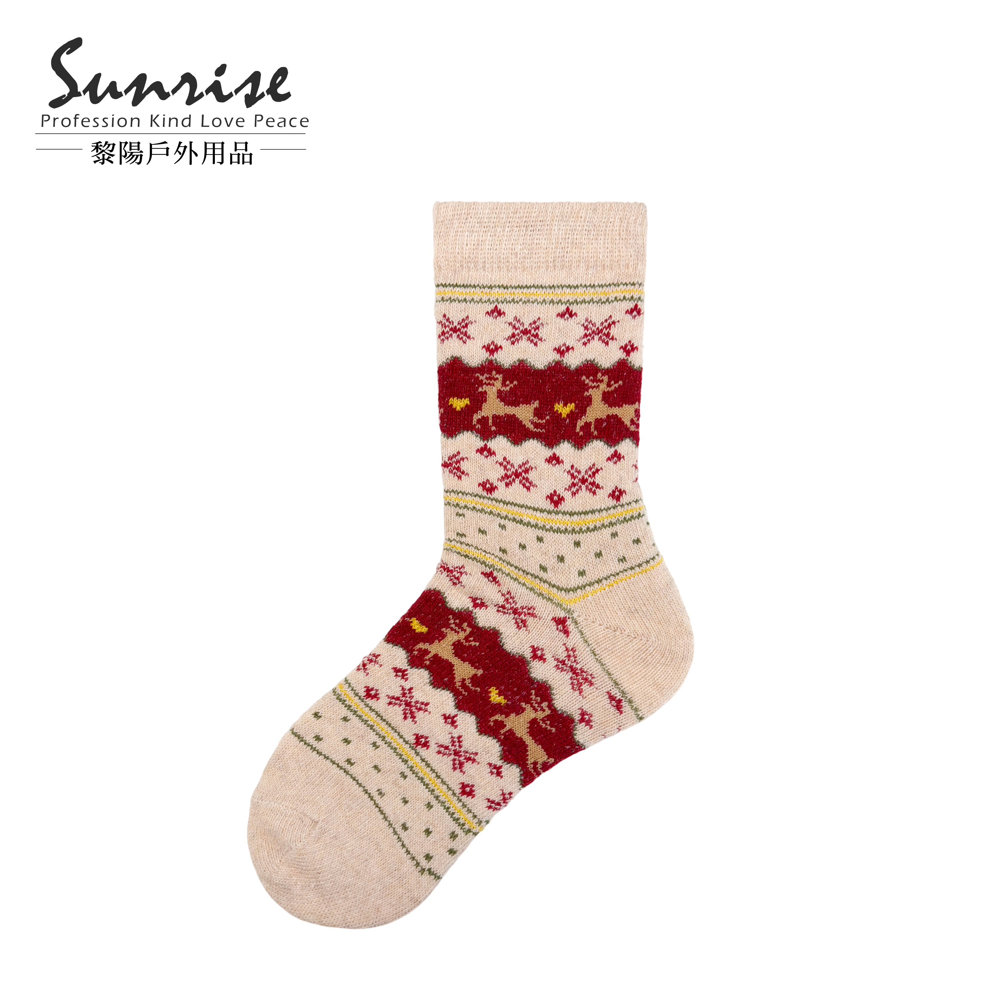 聖誕節日中筒羊毛襪 女款 (5色) 44KK2005