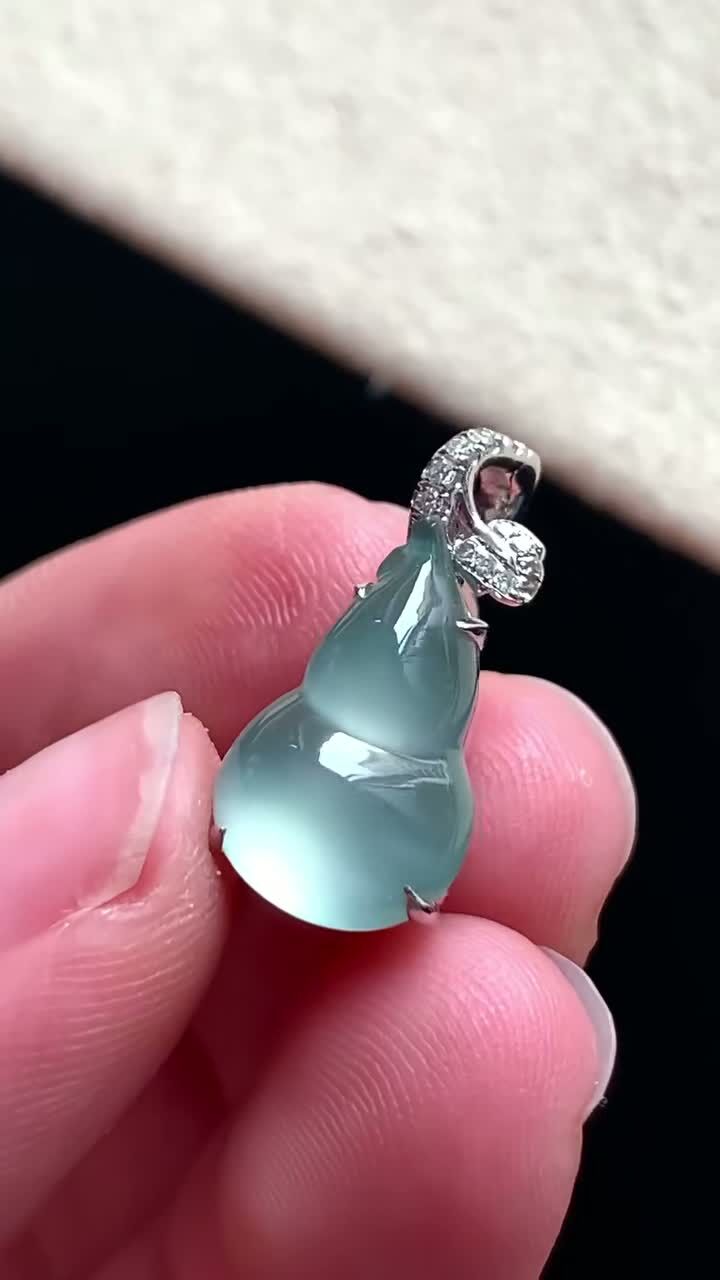 1024213 翡翠葫蘆吊墜