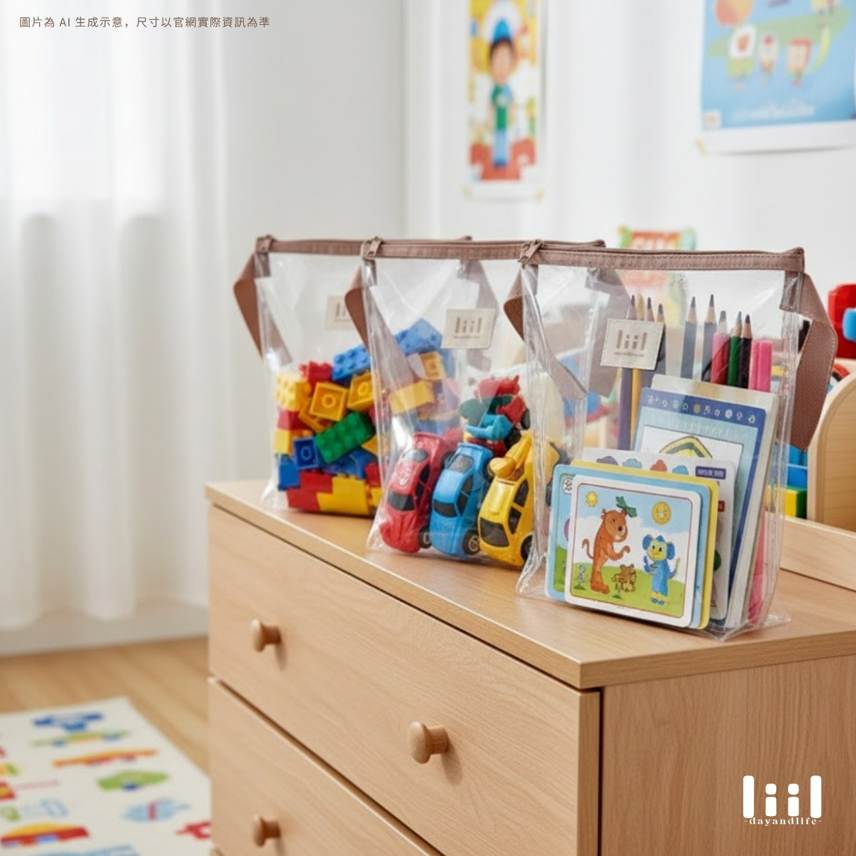 理理包使用情境-陪伴孩子成長的收納夥伴