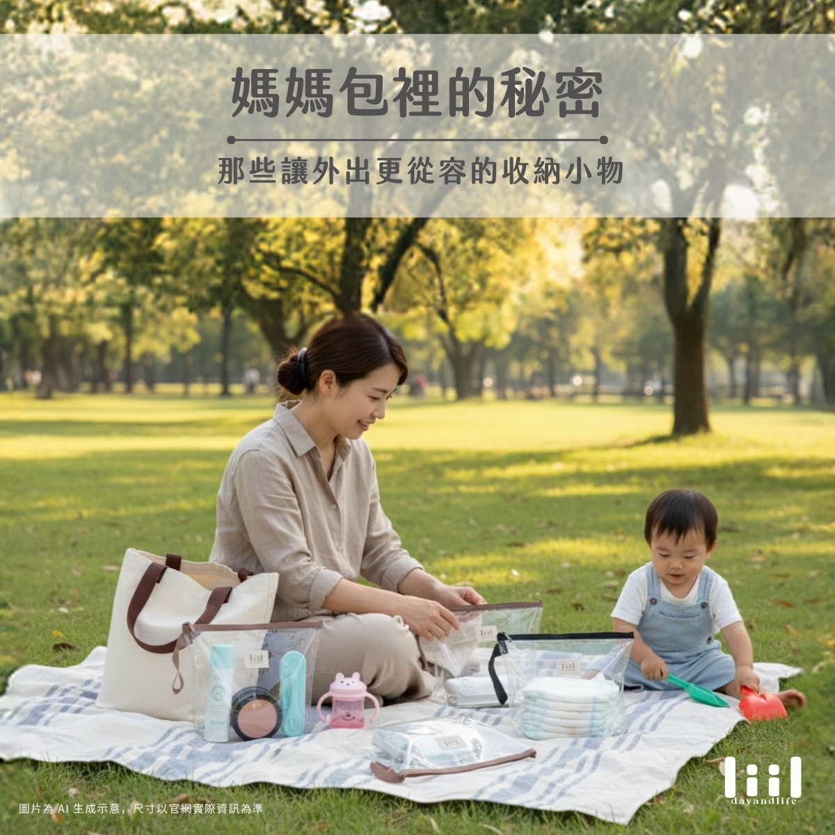 媽媽包收納技巧-井然有序的外出準備