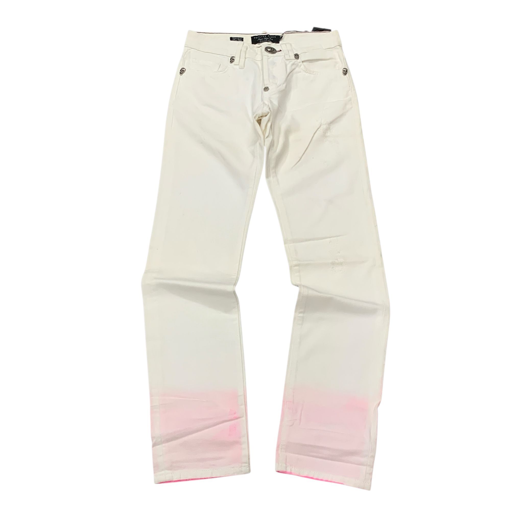 限時清倉價!!!全新PHILIPP PLEIN 白色牛仔褲 29碼 SS13 HM5050 01SW#BRAND NEW #香榭站正品