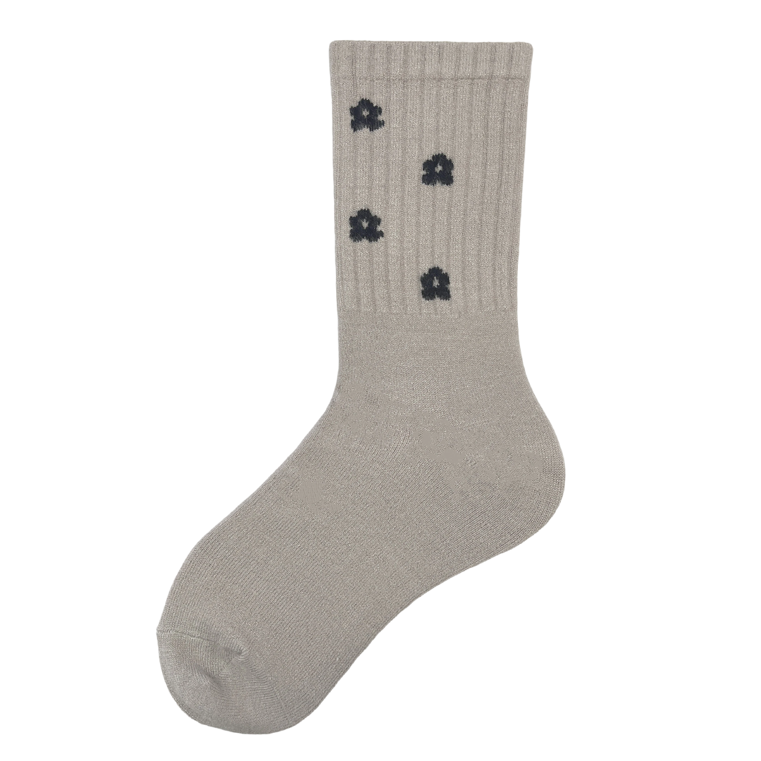 Santé 台灣 花朵中筒羊毛襪 女款 (5色) 44SA5002