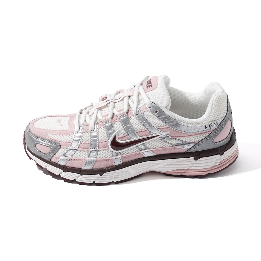 Nike P-6000 女鞋 銀粉色 運動 透氣 復古 緩震 金屬感 休閒鞋 IM6026-121