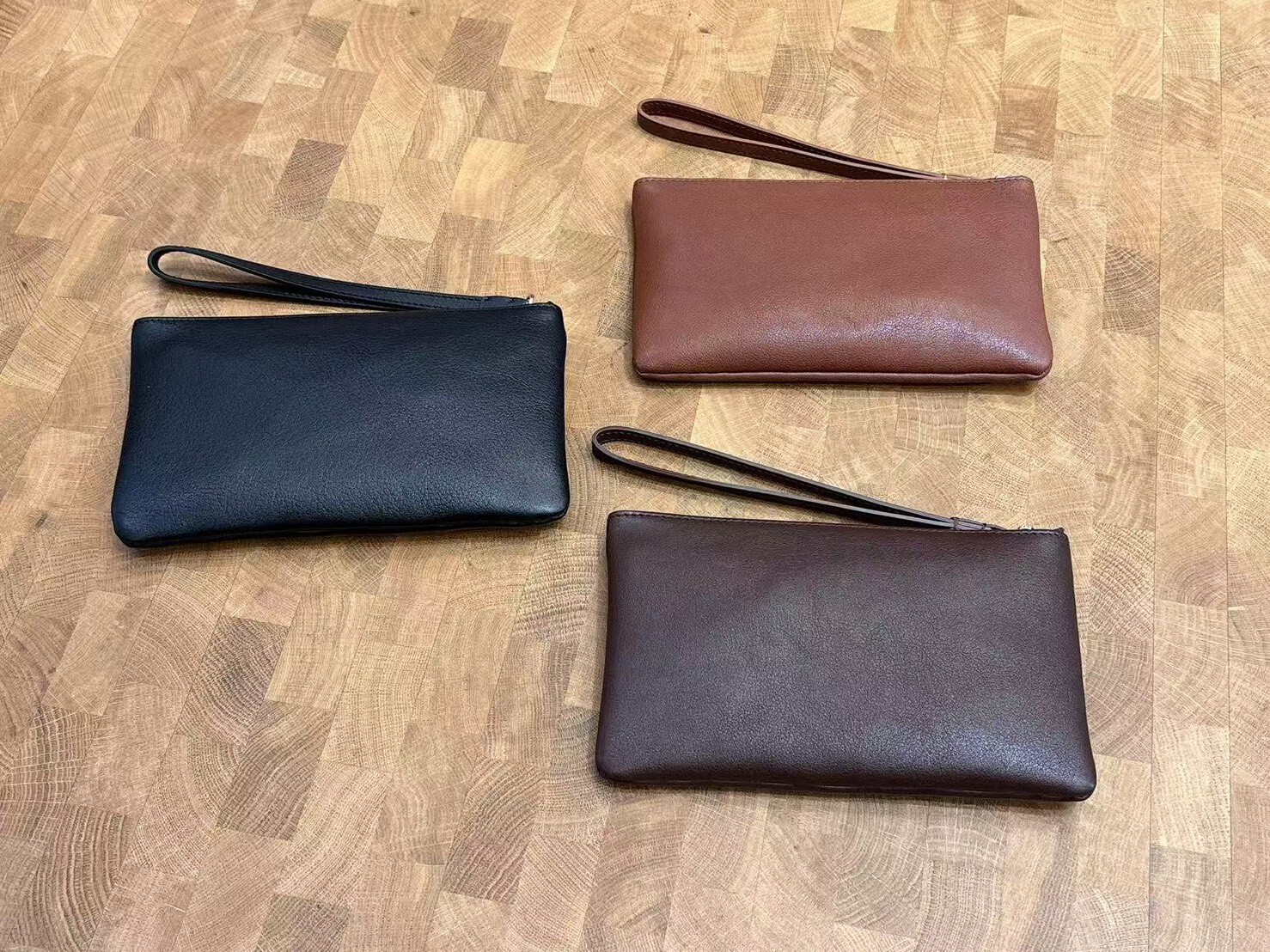 123【日系牛皮手拿包】