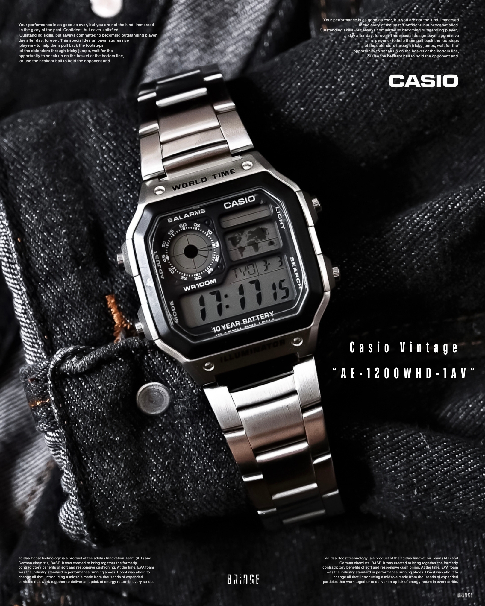 『擁有萬元的高級質感 ⚜️』Casio Vintage “AE-1200WHD-1AV”