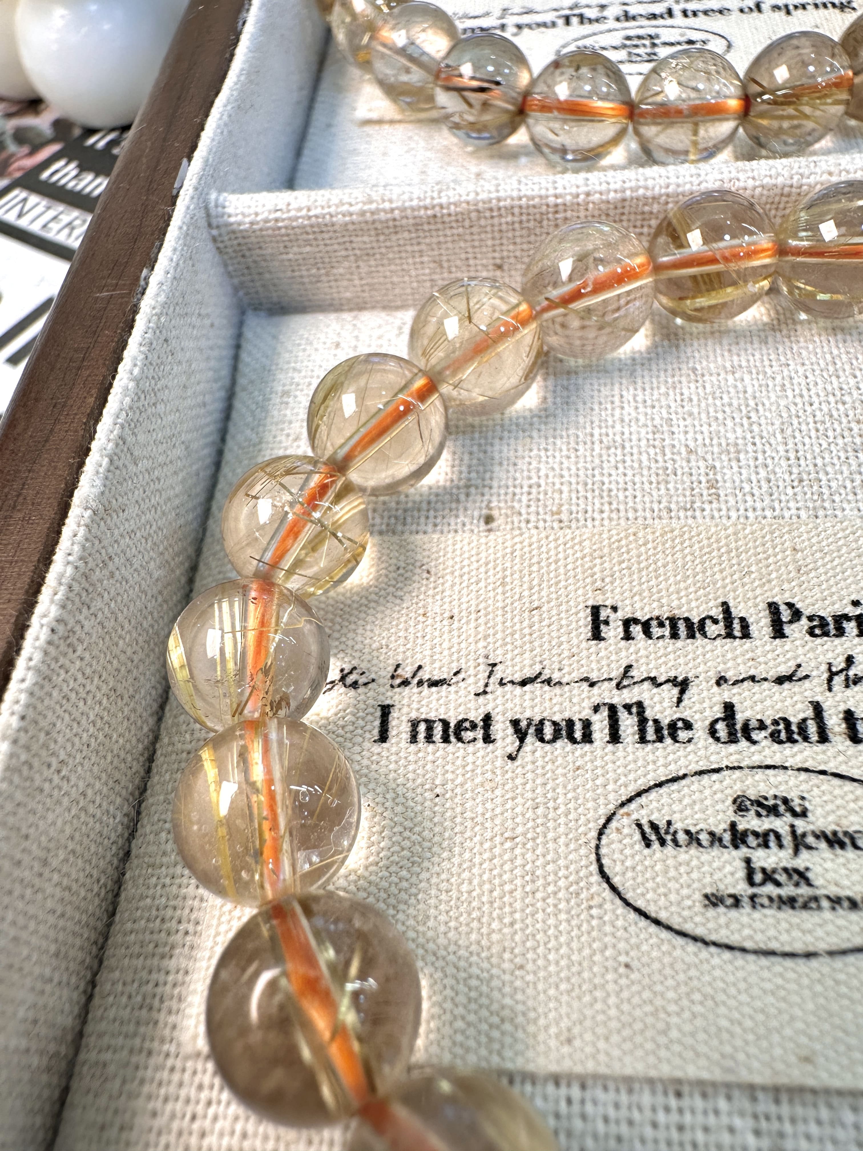 鈦晶手串8.5mm｜招財聚氣・事業防護之石