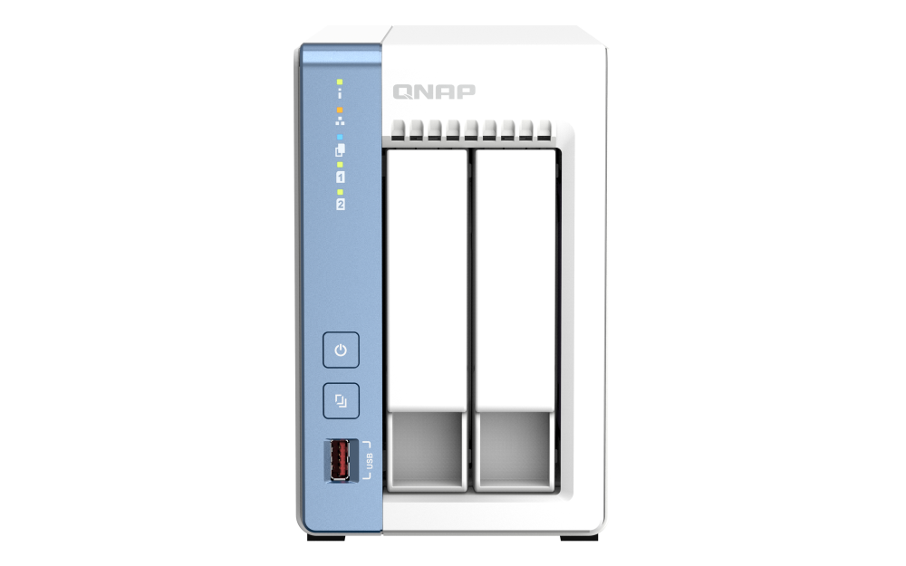 QNAP 】TS-262C｜2-Bay｜Intel® 雙核心多媒體NAS｜高速2.5GbE 網路傳輸｜