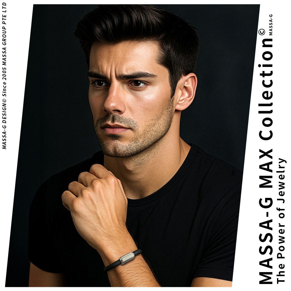 MASSA-G Original 5鍺鈦能量手環(6MM)