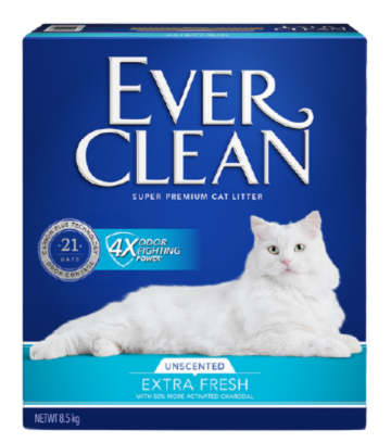 Ever Clean 藍鑽 -4倍淨味貓砂 (無味) 8.5KG *藍標*