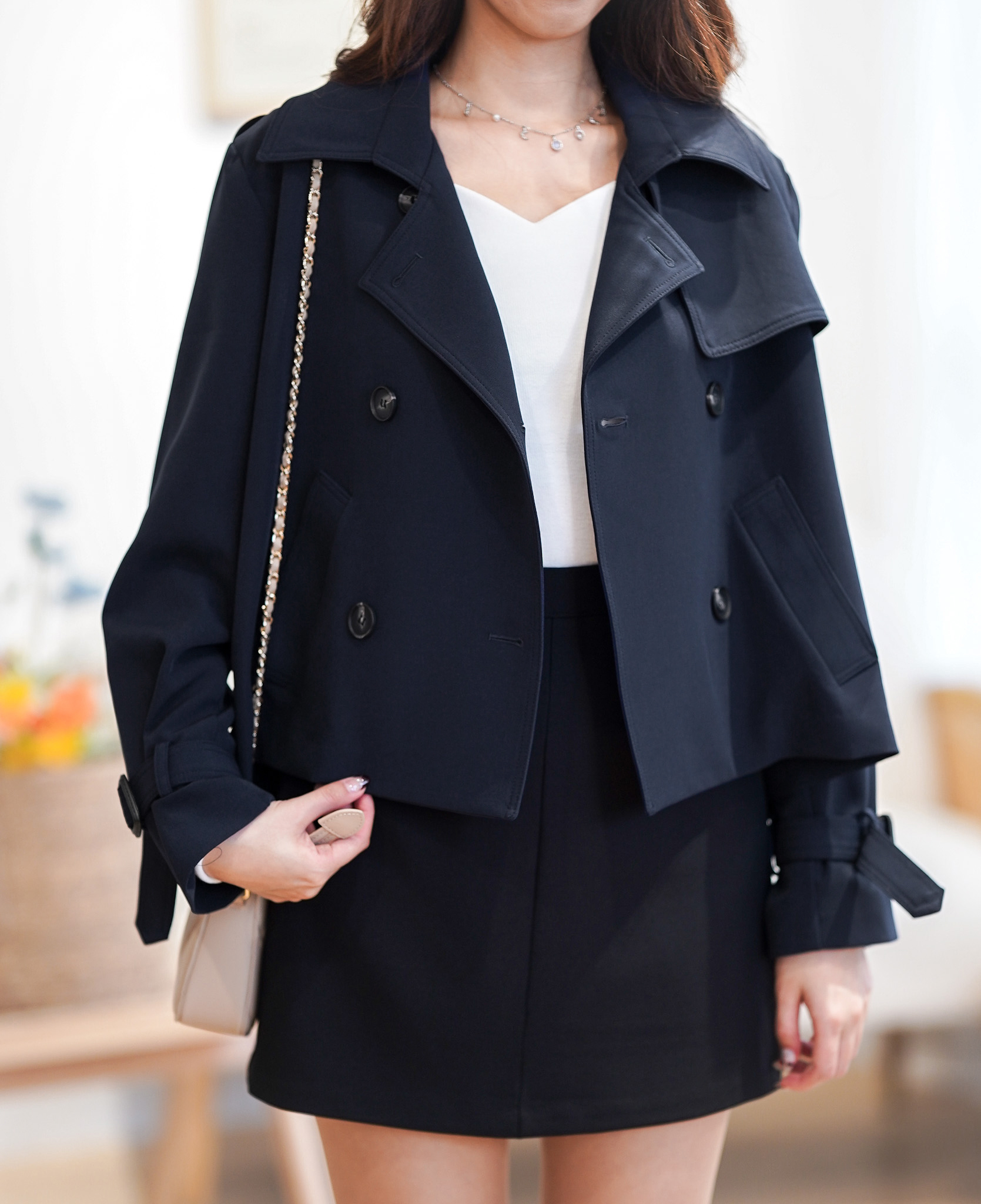 JK165 The Uptown Girls Trench Coat