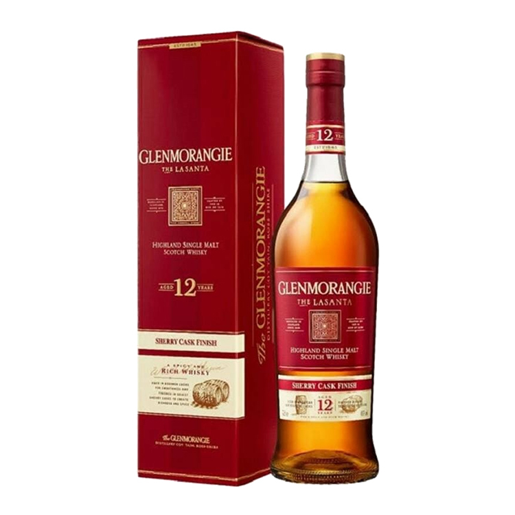 Glenmorangie Lasanta Sherry Cask 12 Years Single Malt Whisky 格蘭傑12 年雪莉桶拉桑塔單一麥芽威士忌(禮盒)