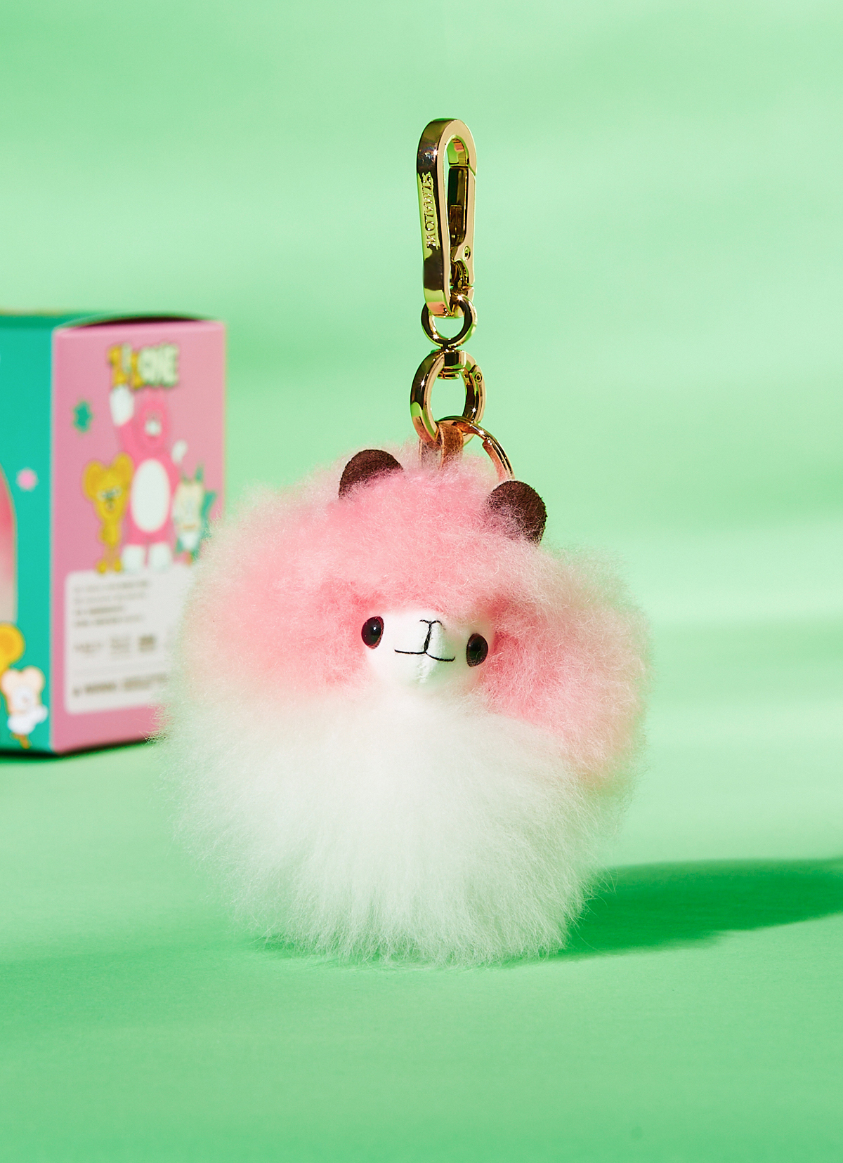 ST.MALO 秘魯羊駝ZIZONE聯名大頭鑰匙圈10cm-2501CB-PINGO