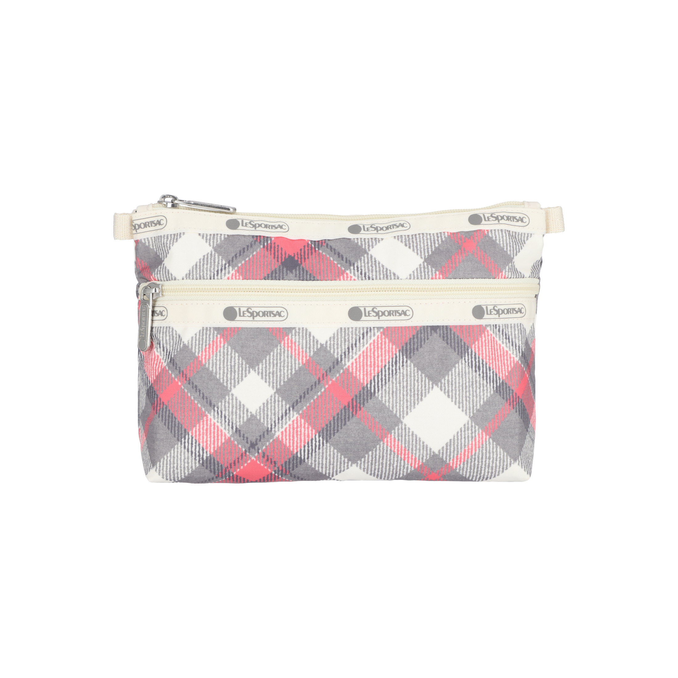 雙層化妝袋 (SEAMLESS TARTAN)