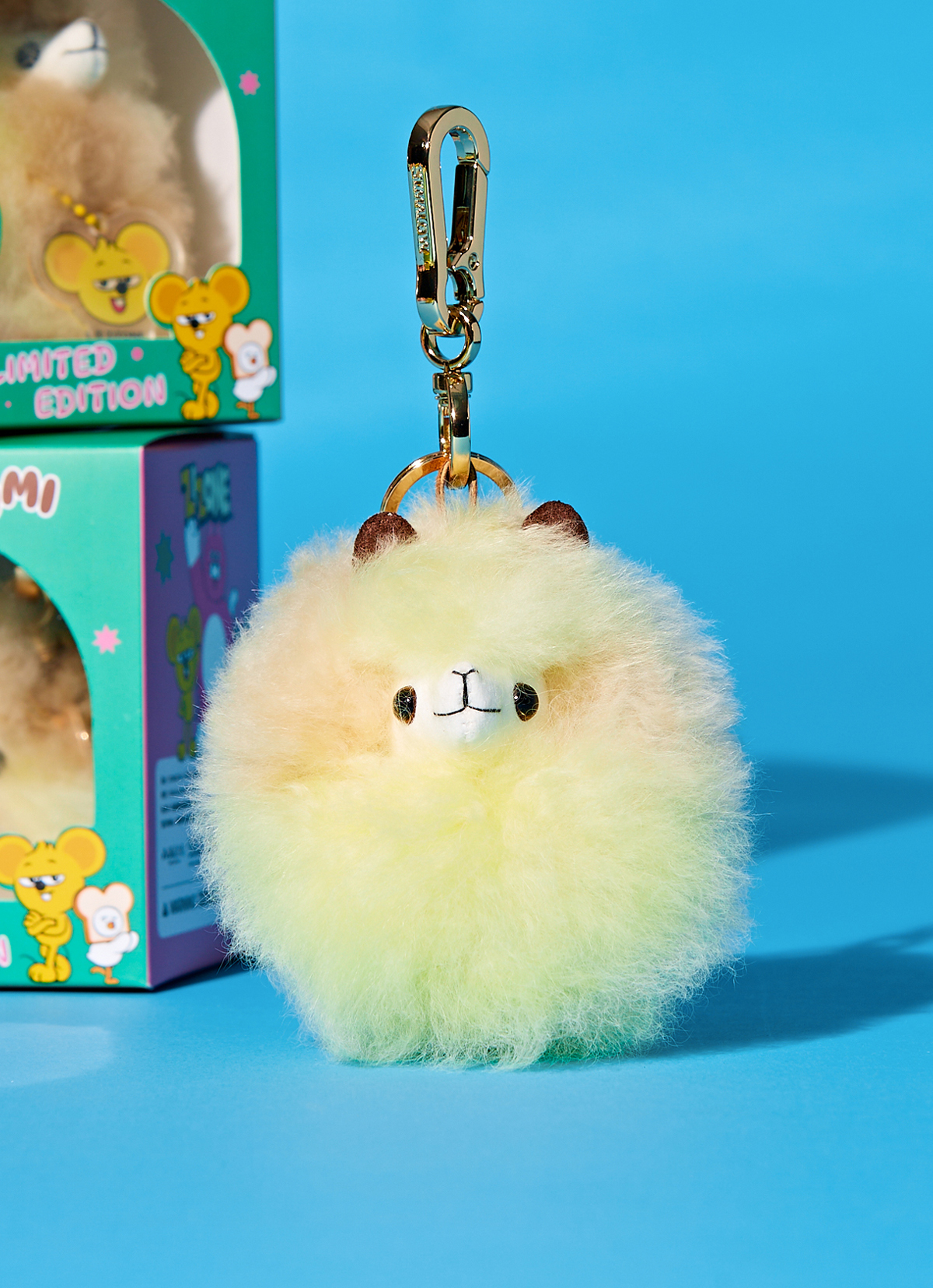 ST.MALO 秘魯羊駝ZIZONE聯名大頭鑰匙圈10cm-2501CB-Z.Z