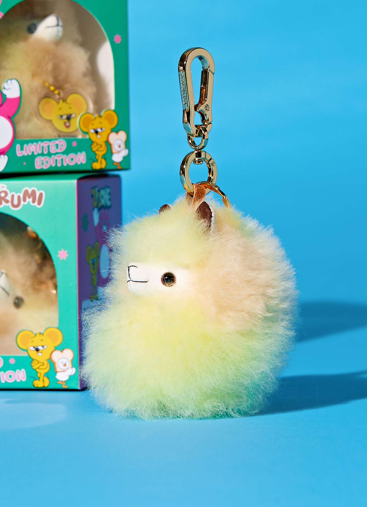 ST.MALO 秘魯羊駝ZIZONE聯名大頭鑰匙圈10cm-2501CB-Z.Z