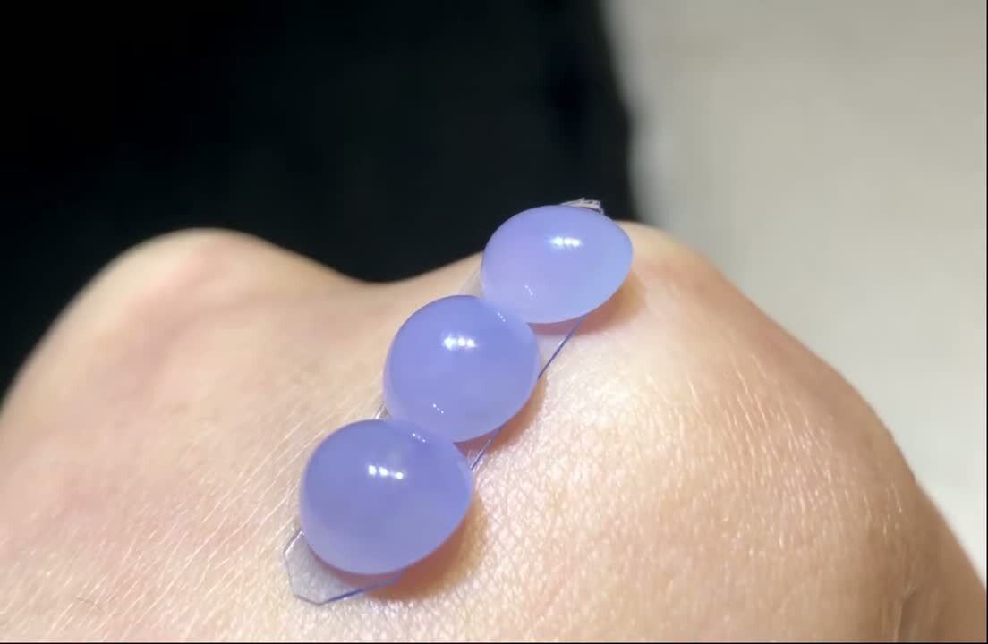 1024247 翡翠紫羅蘭蛋面一手