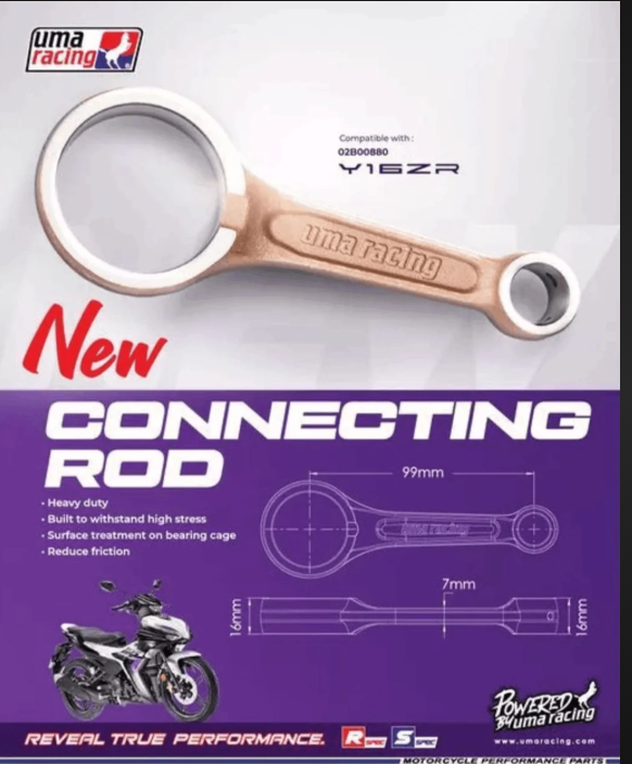 【UMA】R15 Y15曲軸58.7mm/曲軸連桿99mm