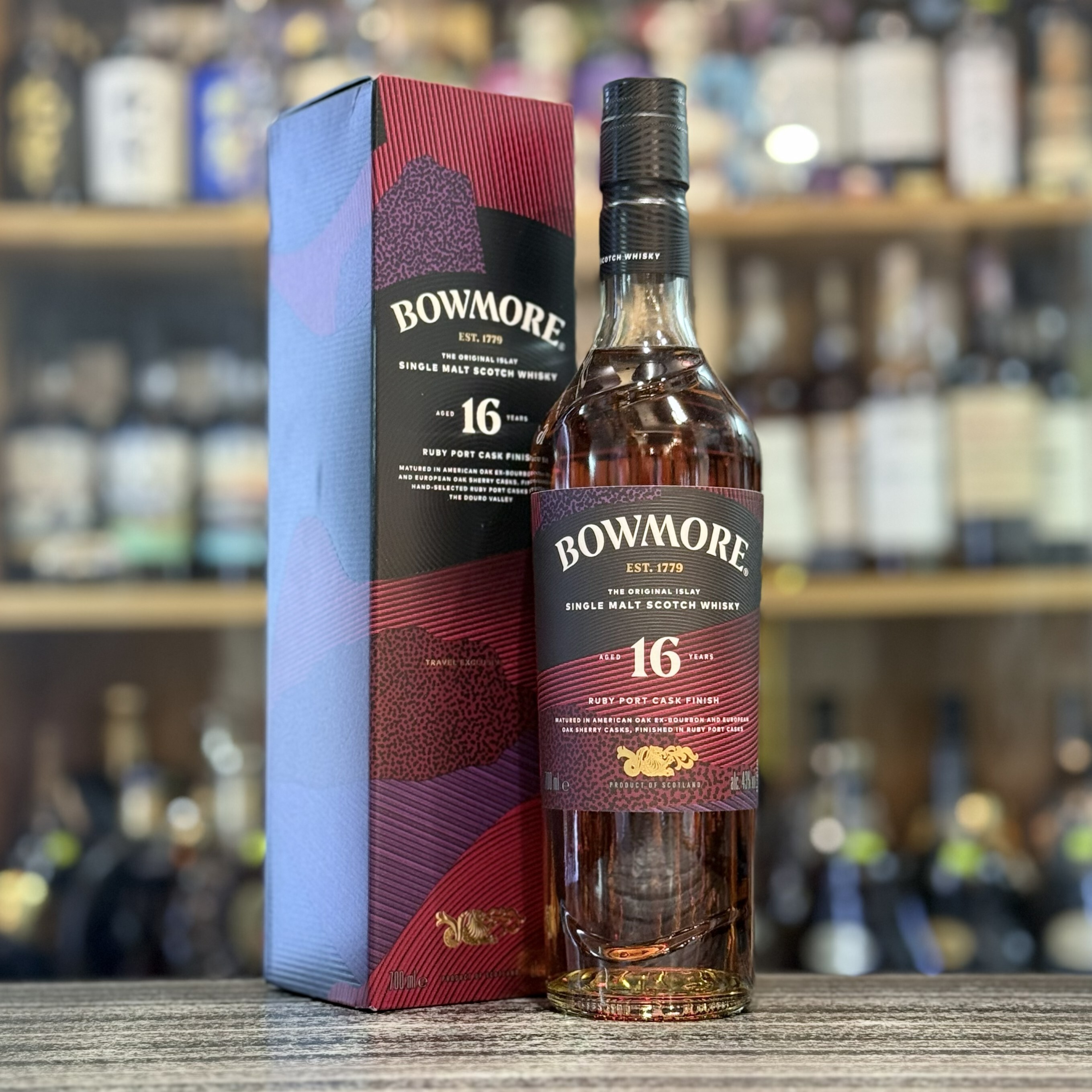 Bowmore 16 Year Old Ruby Port Cask Finish - 70cl/43%
