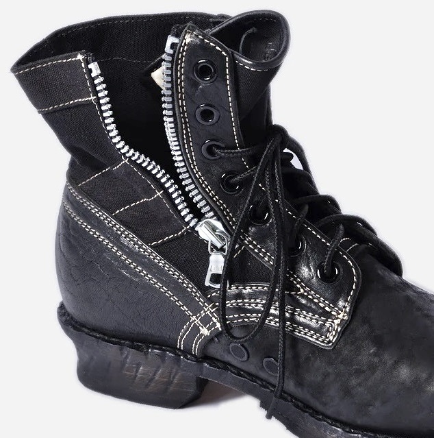 LAST PCS: VISVIM 7 HOLE '73-FOLK *F.I.L EXCLUSIVE - BLACK SIZE 10 PRE ORDER ITEM (預訂中)