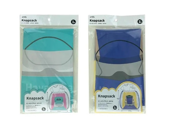 Amifa 新幹線 PVC 索繩背包