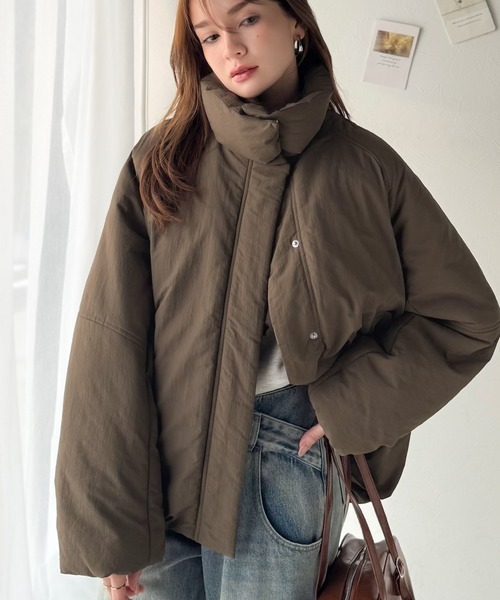 日本🇯🇵連線 JAVA 鋪棉寬鬆高領麵包外套 2WAY 領口可拆 超保暖 無領外套 4色(任買兩件711免運)/預購