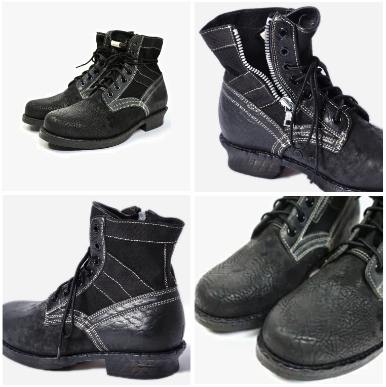 VISVIM 7 HOLE '73-FOLK *F.I.L EXCLUSIVE - BLACK PRE ORDER ITEM (預訂中)