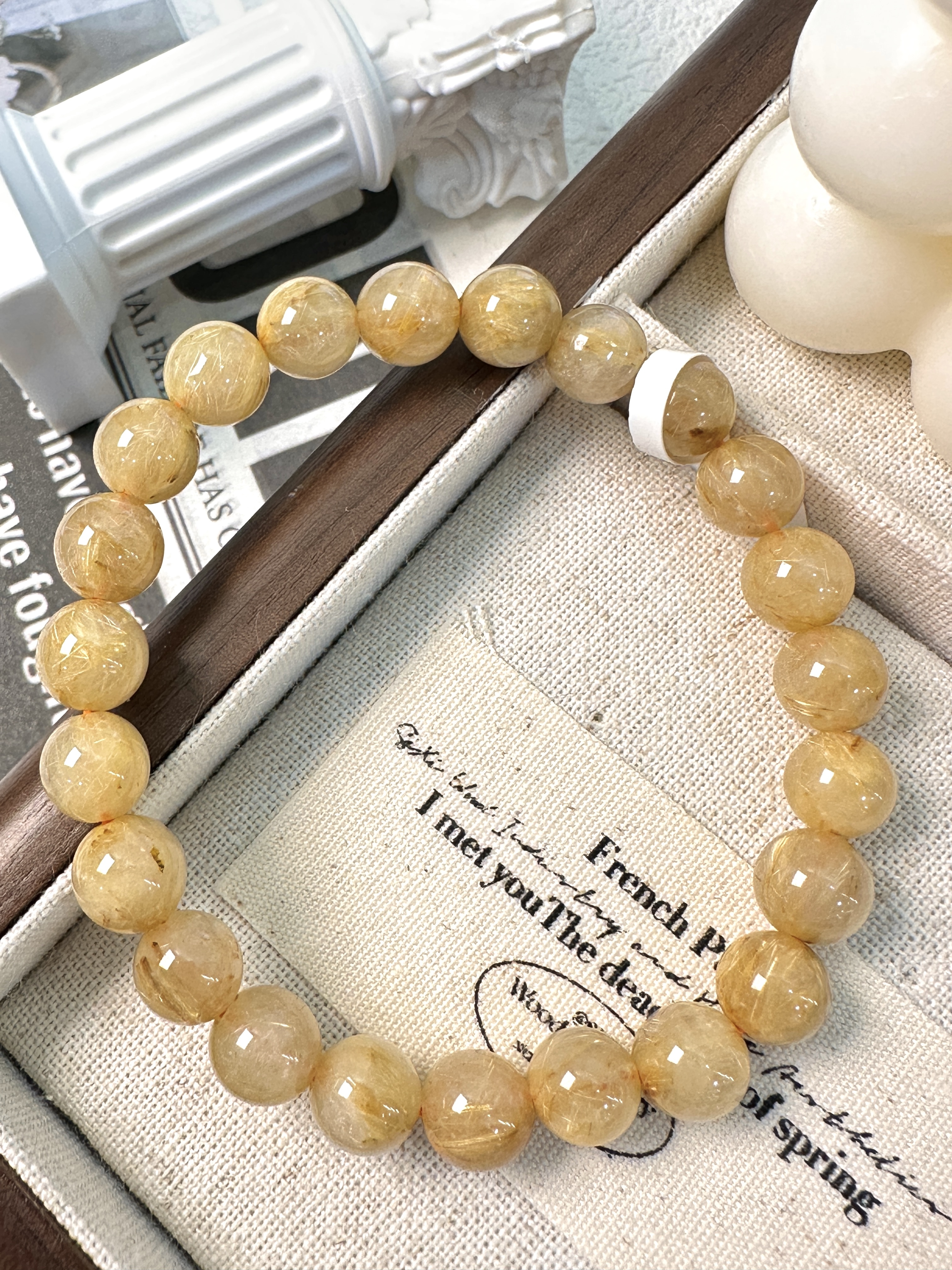 鈦晶手串8mm｜招財聚氣・事業防護之石