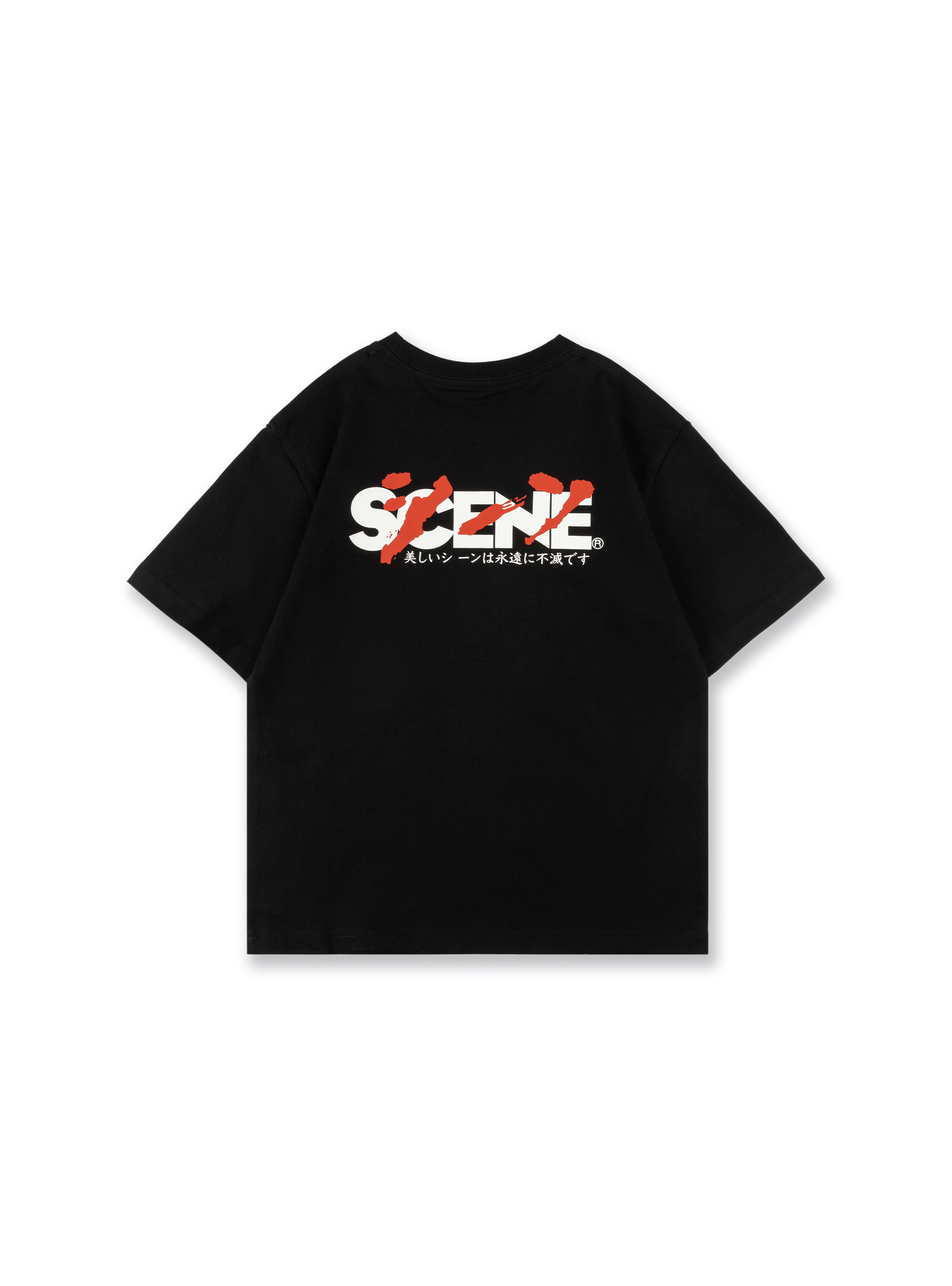 KID RETRO 80'S GRAPHIC TEE 01 // BLACK (AK)