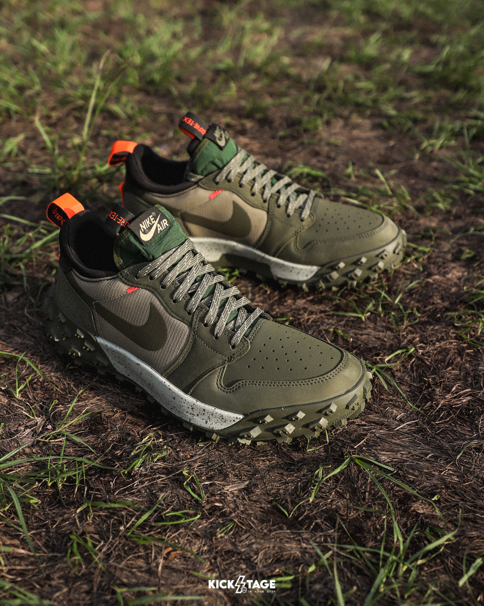 男鞋 NIKE AIR JORDAN 1 ELEMENT LOW A/T 綠 喬丹 防水 GORE-TEX 戶外 運動鞋【FV4227-201】AJ1 GTX