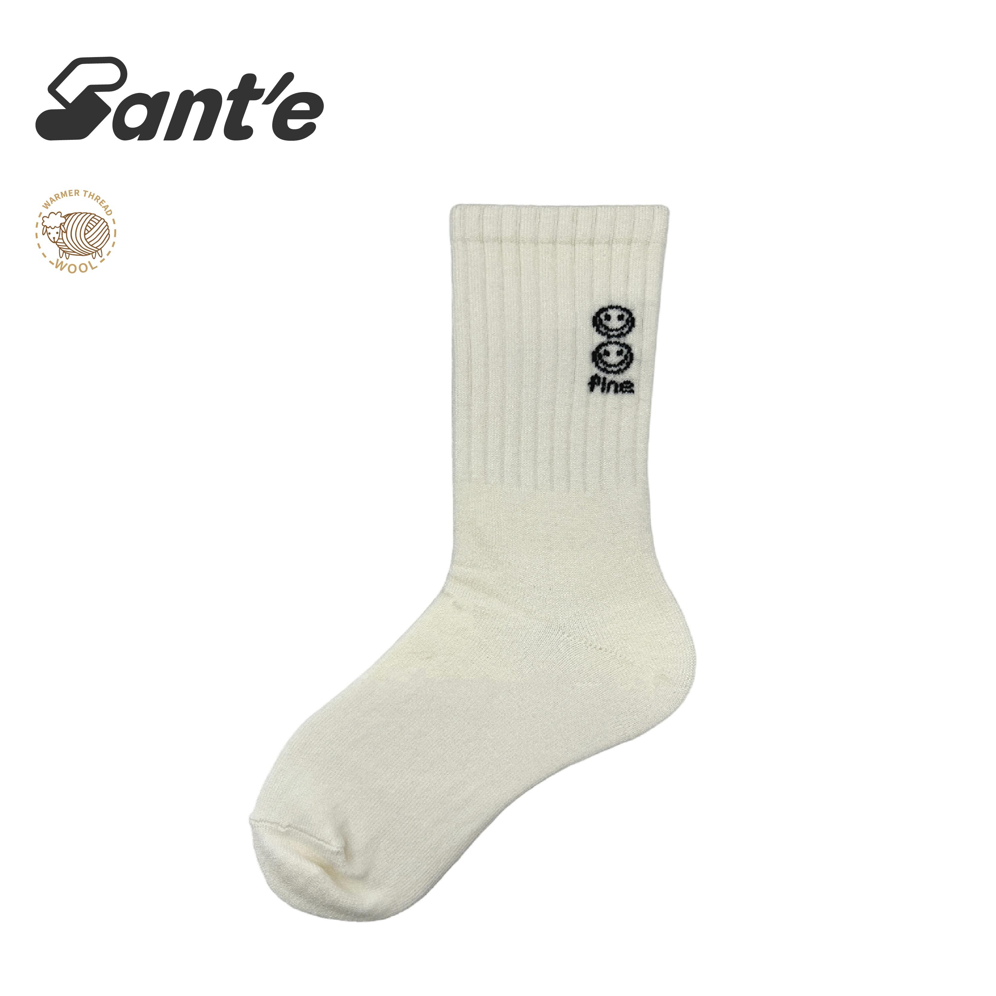 Santé 台灣 微笑中筒羊毛襪 女款 (5色) 44SA5006