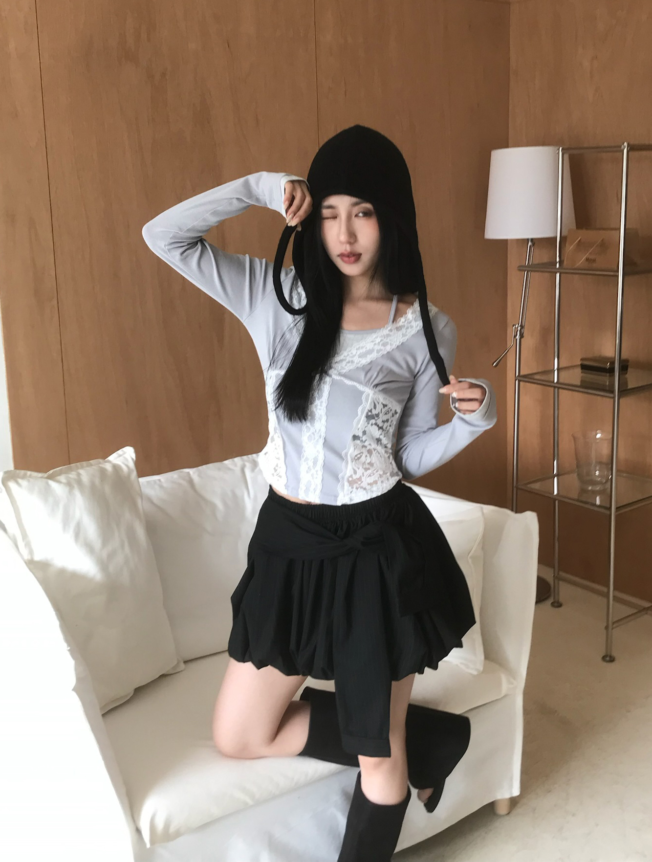 Whisper Knit Bonnet #毛帽